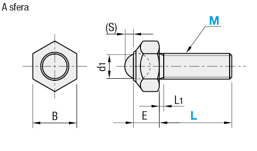 Viti di serraggio/Serraggio sulla testa/A sfera:Immagine relativa