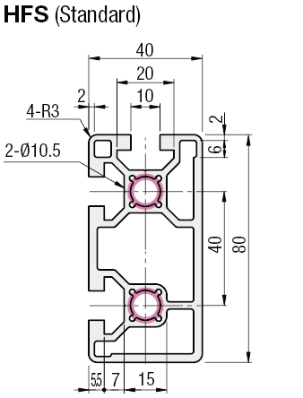 Serie 8/Cava da 10/40x80mm:Immagine relativa