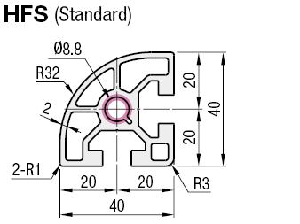 Serie 8/Cava da 10/40x40mm:Immagine relativa