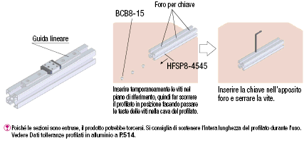 Serie 8-45/cava da 10/45x45mm, con parallelismo di superficie:Immagine relativa