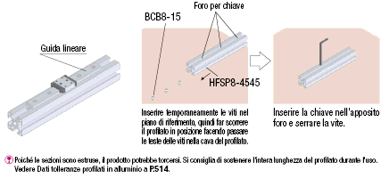 Serie 8-45/Cava da 10/45x90mm, con parallelismo di superficie:Immagine relativa