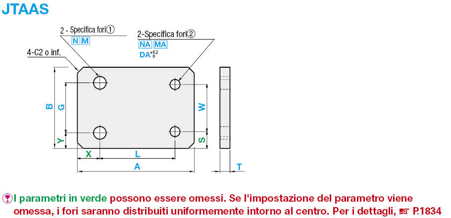 Piastre di montaggio in lamiera:Immagine relativa