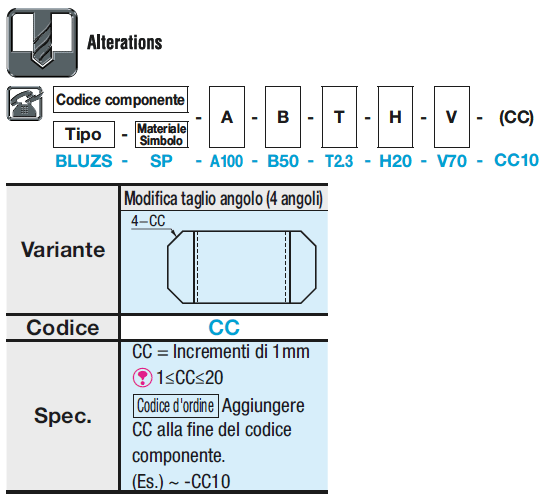 Piastre di montaggio in lamiera/Staffe/Convesse:Immagine relativa