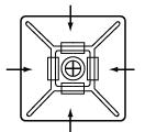 Cable Tie Mount (Flat/Low Cost/Black):Related Image
