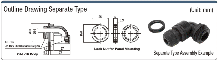 90° angle connector for the cable gland:Related Image