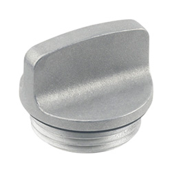 Threaded plugs to 100 °C, Aluminium