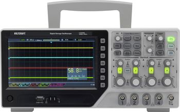 Oscilloscopio a memoria a 4 canali DSO-1104E