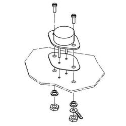 Kit di montaggio per l'isolamento dei transistor di potenza, serie MST