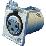 Presa serie XLR (flangia quadrata piccola)