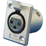 Presa serie XLR (flangia quadrata)