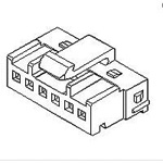 Alloggiamento cavo filo-PCB e filo-filo con passo 2.0mm.