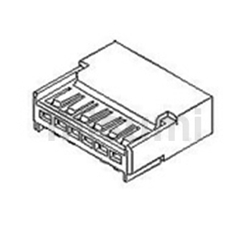 Alloggiamento connettore filo-filo con passo 2.5mm (51111)