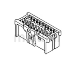 Alloggiamento PCB con passo 2,0 mm MicroClasp® (51353)