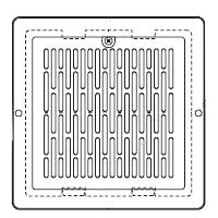 Ventola box fan, R87B, attacco