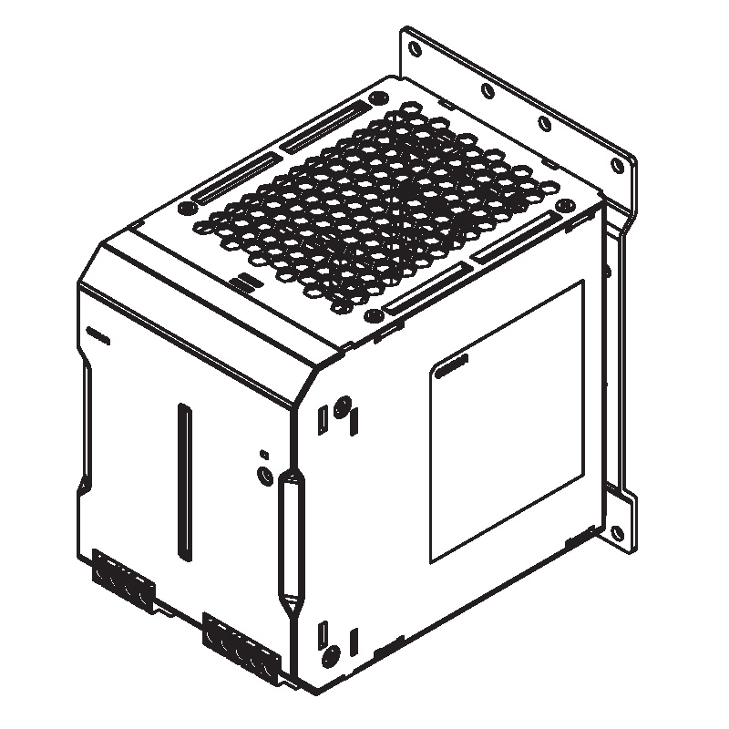 Staffe di montaggio per alimentatore switching digitale S8VK-T