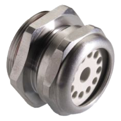 Pressacavo UNI Multiforo, Acciaio Inox, Filettatura di Raccordo Corta