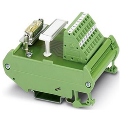 Modulo di interfaccia FLKMS-D15 SUB, connettore maschio, con collegamento gabbia a molla