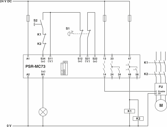 Relè di sicurezza, PSR-MC73