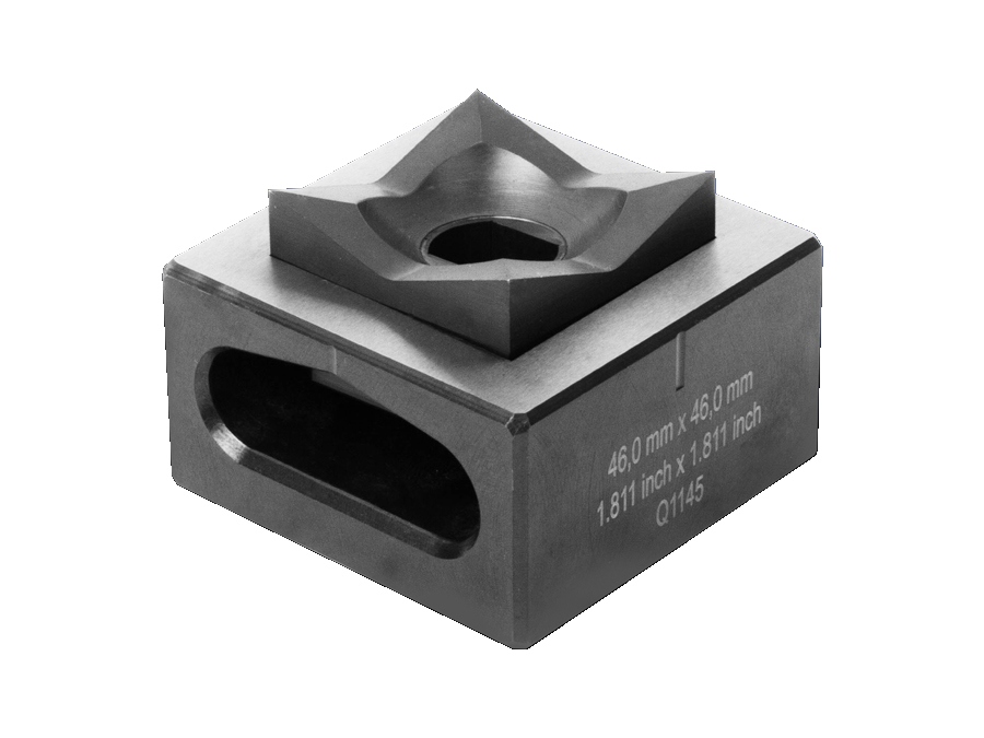 Sheet metal punch square