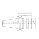 Nuovo mandrino di fresatura a potenza elevata (gambo BBT, tipo standard)