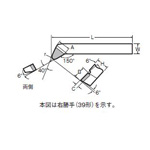 Inserto ad angolo a sezione rotonda standard JIS, tipo 39, tipo 40 40-0-HT103