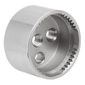 Elementi a cricchetto, forma C con dentatura interna (K1446)