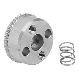 Elementi a cricchetto, forma H con dentatura esterna (K1446)