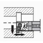 Scanalatura e diametri interni, tipo SIGE-WH-90 (per macchina automatica), barra antivibrante al carburo (con foro per refrigerante)