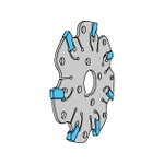 Inserto per fresa per scanalatura SLT: Fresa autolimitante, MSTA (specifiche in millimetri)