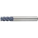 XAL Coated Carbide Radius End Mill, 4-Flute, 45° Torsion / Short Model