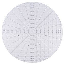 Grafico griglia e goniometro