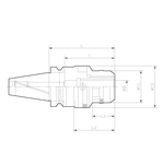 Mandrino di fresatura 3LOCK di tipo Zero Fit