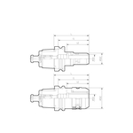 Mandrino di fresatura NC5 Multi-Lock