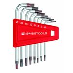 Set chiavi Torx tipo L con supporto