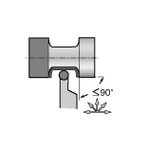 Codolo per inserti in ceramica T-Max