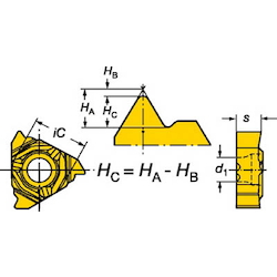 Inserto per filettatura Sandvik CoroThread 266