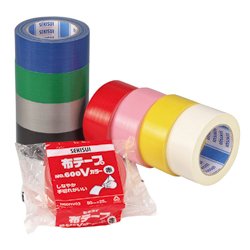 Nastro telato n.600V nero / bianco / verde / rosso / argento / blu / giallo / rosa