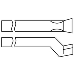 Inserto per spianatura in HSS, modello JIS64, modello S520