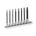 Set bussole Torx lunghe (tipo a prova di manomissione / con supporto) HTX308HL