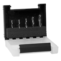 Wiha Set di inserti maschiatori combinati, 1/4" 5 pz. in custodia