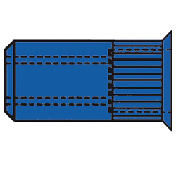 R-BRN / BRS tipo scanalato, acciaio