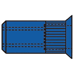 R-BRN / BRS tipo scanalato, acciaio