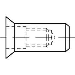 ART 88481 Dado per rivetti ciechi chiuso