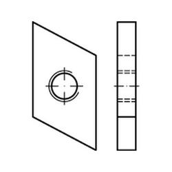 ART 88953 Piastra base con filettatura a T