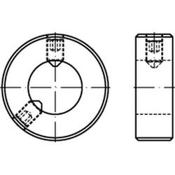 Anelli di bloccaggio / acciaio / doppia vite / DIN 703 / 00703000