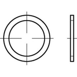 Anelli di tenuta / rame, alluminio / DIN 7603-A