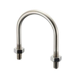 Staffa a U con bullone CL (cromatura colorata / inox)