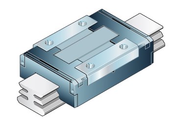 Mini pattini a sfere / acciaio inox / R0442 / R0443