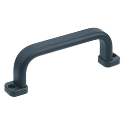 Flat cabinet "U" handles, Aluminium