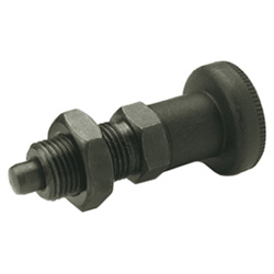 Indexing plunger, Steel / Plastic knob